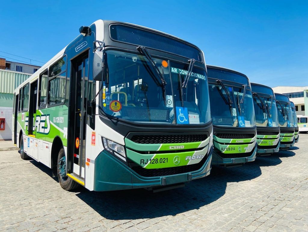 Transportes Flores renova frota de ônibus Mobilidade Rio