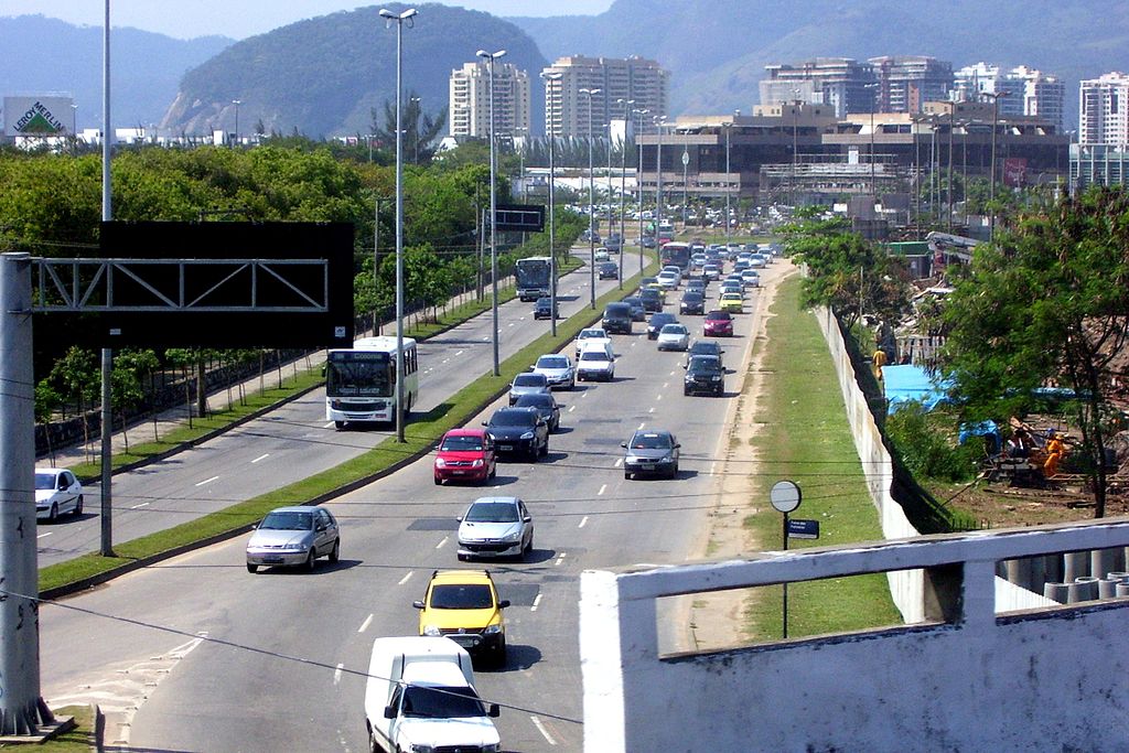 Avenida Ayrton Senna no Rio