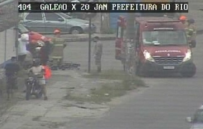 Acidente na Estrada do Galeão