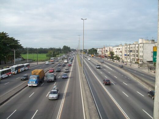 Trecho da avenida Brasil