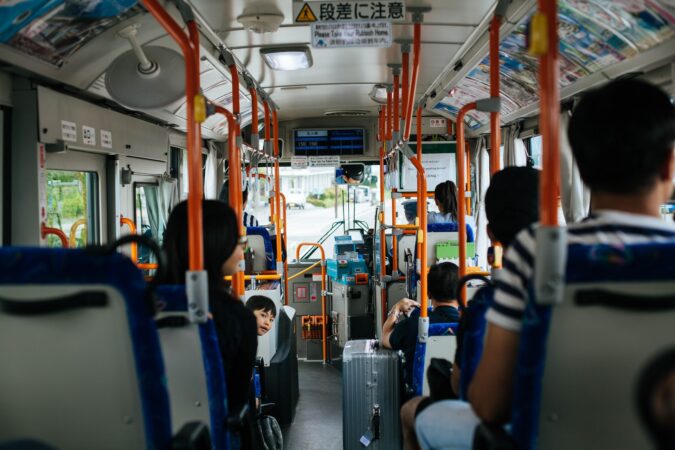 Viagem de Ônibus Passageiros mobilidade urbana