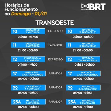 BRT Final de ano