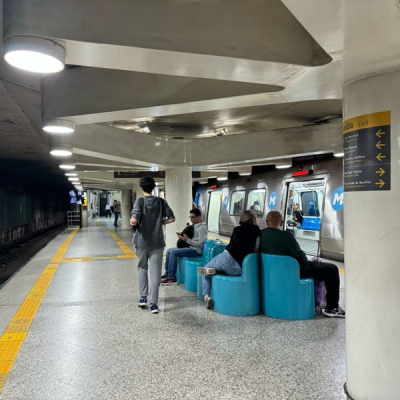 metrô rio iluminação