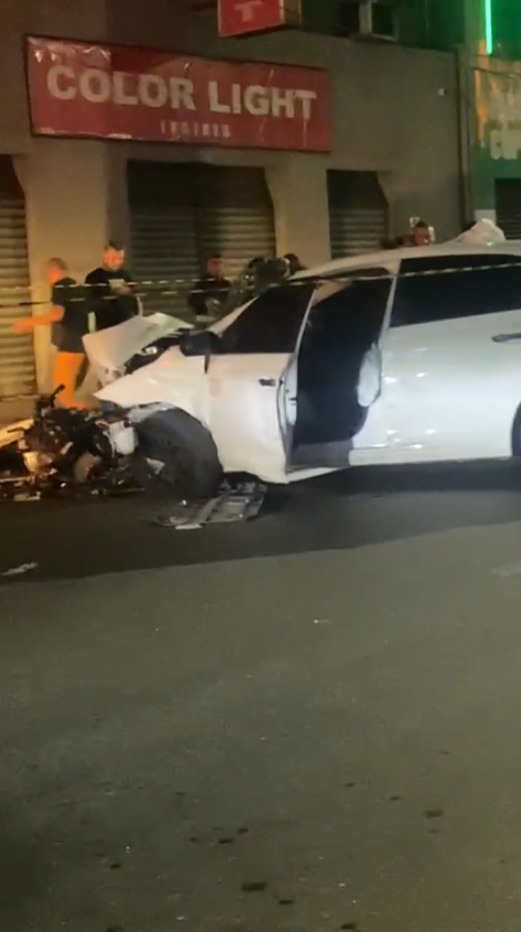 acidente envolvendo carro e moto rio