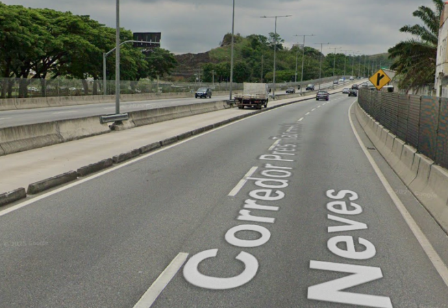 Transolímpica na altura do Jardim Sulacap