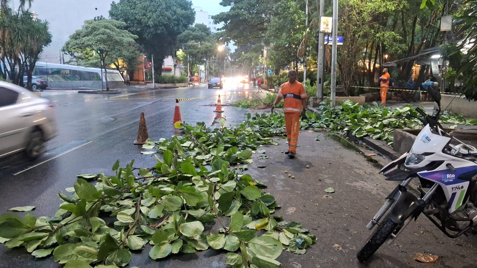 Uma faixa da Rua Voluntários da Pátria
