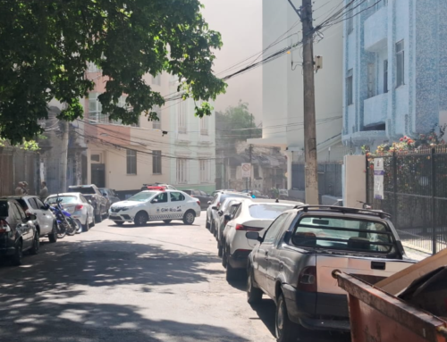 Rua Santo Amaro fechada