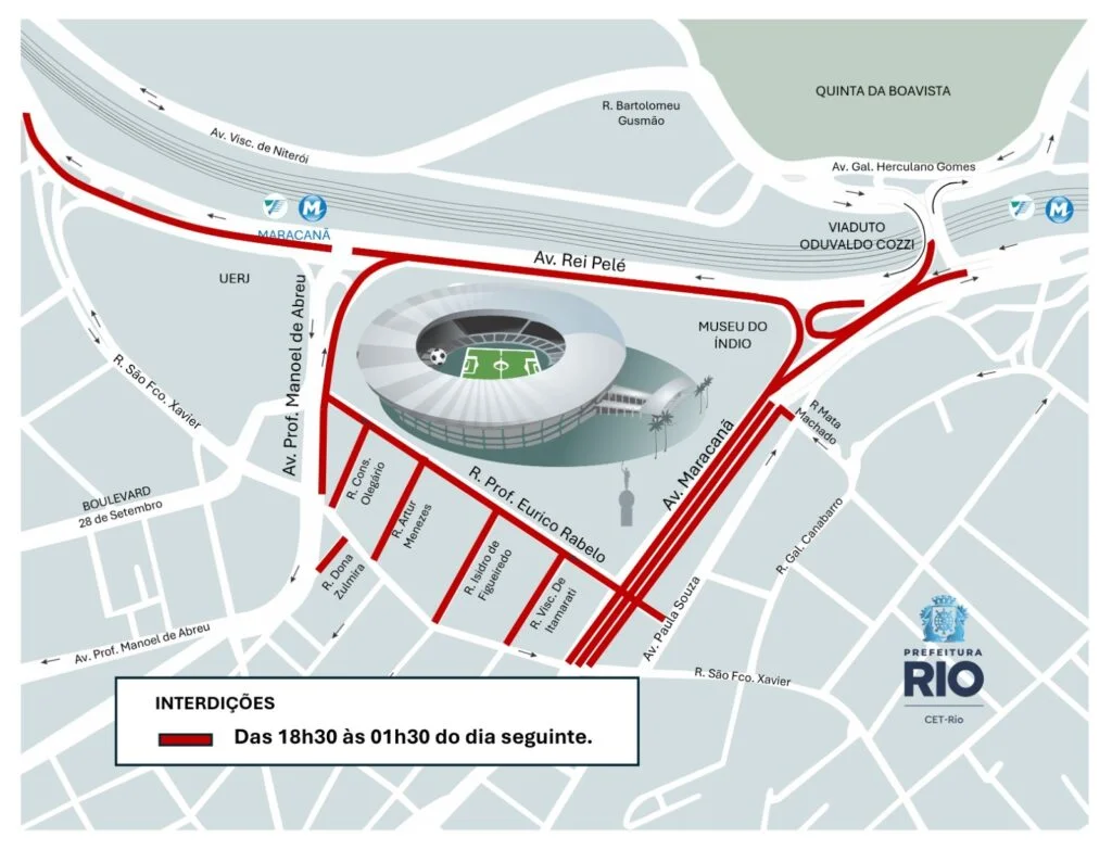 interdições flamengo e ceará