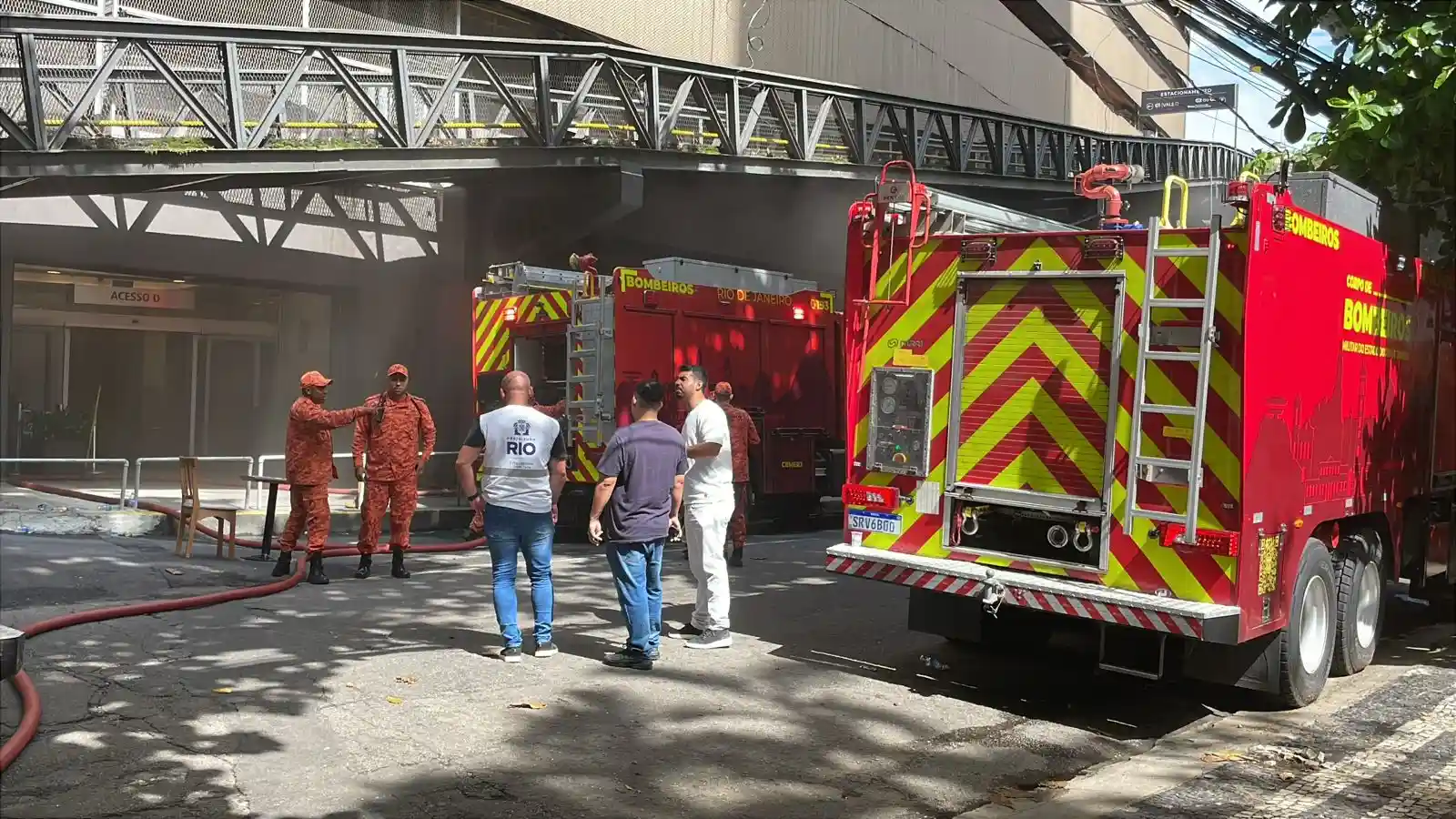 INCÊNDIO NO SHOPPING TIJUCA