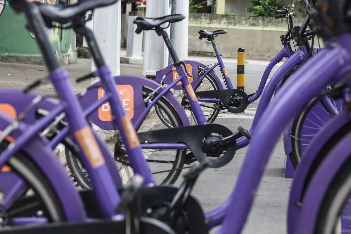 sistema de bicicletas compartilhadas com
