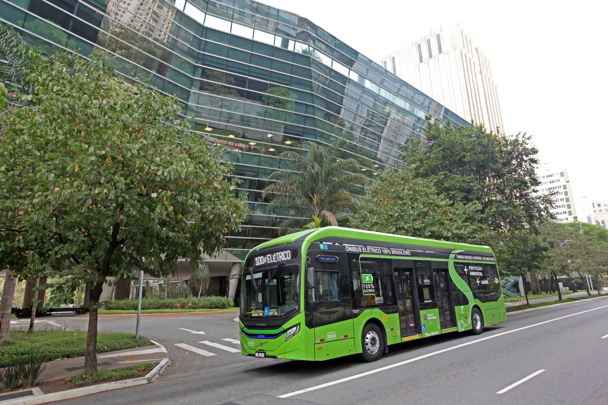 volvo ônibus elétricos sp