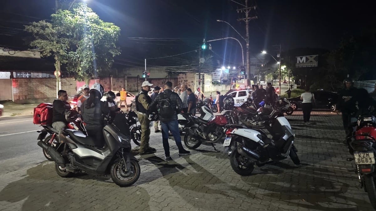 Fiscalização contra motos